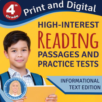 Preview of 4th Grade Reading Passages & ELA Practice Tests | Informational Text Edition