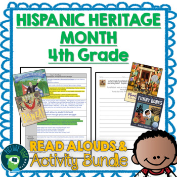 Preview of 4th Grade Hispanic Heritage Month Bundle - Read Alouds