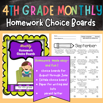 4th grade homework workbook