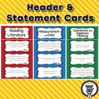 4th Grade I Can Statements Common Core CCSS ELA, Math & Science | TpT