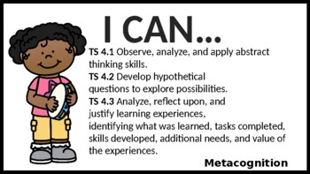 Preview of 4th Grade "I Can..." Statements for Gifted and Talented