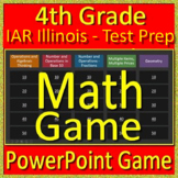 4th Grade IAR Math Test Prep Game for use in PowerPoint or