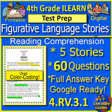 4th Grade ILEARN Figurative Language Practice 4.RV.3.1 Ind