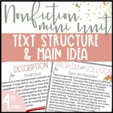 4th Grade Informational Text Structure & Main Idea - Nonfi
