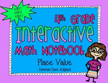 Preview of Interactive Math Notebook - Place Value - 4.NBT.1, 4.NBT.2, 4.NBT.3