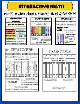 Preview of 4th Grade Interactive Math Notebook (1)