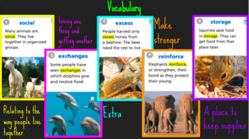 Preview of 4th Grade Journeys Lesson 14 "The Life and Times of the Ant" Google Slides