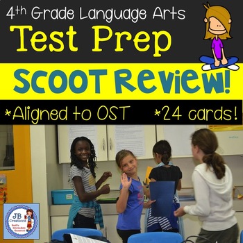 Preview of 4th Grade State Test Prep SCOOT game! (aligned to OST)