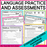 Standards-Aligned Grammar Practice & Assessments Language 