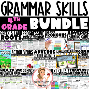 Preview of 4th Grade Language / Grammar Skills Bundle - 19 Resources Included