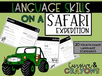 Preview of 4th Grade Language Safari Expedition