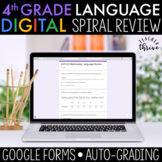 4th Grade Language Spiral Review [DIGITAL]