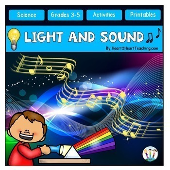 Preview of Light and Sound Waves Energy Reading Passages Activities Worksheets Science Labs