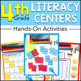 4th Grade Literacy Centers Hands-On Year-Long Grammar & 4t