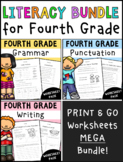 4th Grade Literacy Worksheets MEGA Bundle