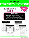 4th Grade Literature Interactive Notebook Bundle