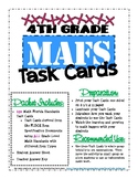 4th Grade MAFS Review Task Cards (FSA)
