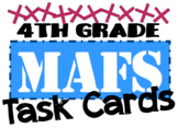 4th Grade MAFS Task Cards BUNDLE (Student Packets & PowerPoint)
