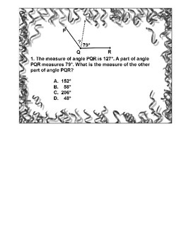 Preview of 4th Grade ActivInspire 5 question Assessment-Additive/Decomposed Angles 4.MD.C.7