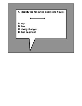 Preview of 4th Grade MATH ActivInspire 10 question Assessment Geometry 4.G.A.1,2