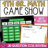 4th Grade MATH Game Show & Practice Review Test FSA AIR | 