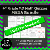 4th Grade MD Quizzes ★ Measurement and Data Math Assessmen