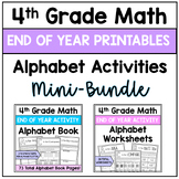 4th Grade Math ABC Math End of the Year Activities - Bundle