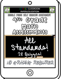 4th Grade Math ALL STANDARDS BUNDLE Digital Assessments