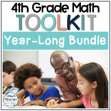 Back to School Bundle of 4th Grade Math Activities with Math Spiral Review, etc.