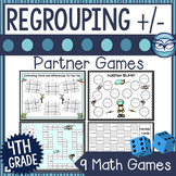 Addition and Subtraction Partner Games Grades 3 and 4