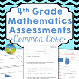 4th Grade Math Assessments for Common Core