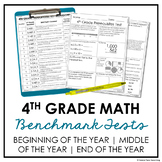 4th Grade Math Benchmark Tests Math Diagnostic Assessments
