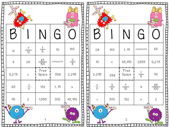 4th Grade Math Bingo (Common Core State Standards Aligned) by Katz's
