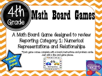 4th Grade Math Board Game- Math Speedway by Teaching With Heart Matters