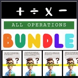 4th Grade Math Bundle | Addition Subtraction Multiplicatio