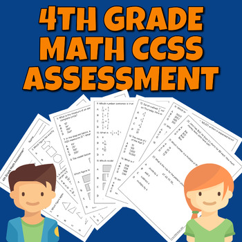 Preview of 4th Grade Math CCSS Assessment
