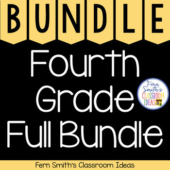 Preview of 4th Grade Math Center Games and Task Cards BIG Bundle