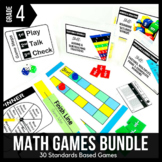 4th Grade Math Centers | 4th Grade Math Games BUNDLE - Rea