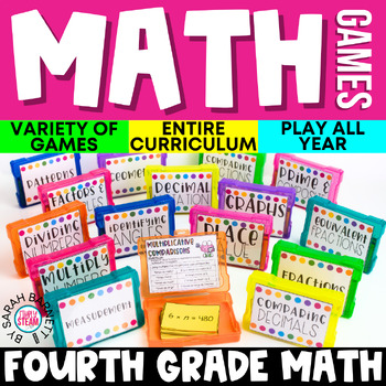 4th Grade Math Game | 4th Grade Math Centers by Simply STEAM | TpT