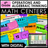 4th Grade Math Centers - Operations & Algebraic Thinking w