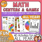 4th Grade Math Centers and Games To Last ALL Year - Place 