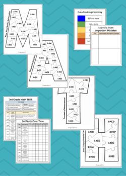 Preview of 4th Grade Math Classroom Data Tracker (Updated & Expanded!)
