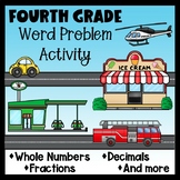 4th Grade Math Test Prep - Whole Numbers, Decimals, Fracti