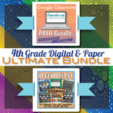 4th Grade Math Curriculum Bundle ⭐ Digital and Printable B