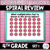 4th Grade Math DAILY SPIRAL REVIEW | Problem of the Day Go