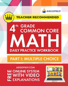 Preview of 4th Grade Daily Practice Math Workbook: (152 pages eBook + video explanations)