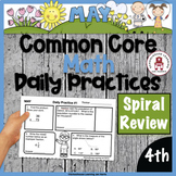 4th Grade Math Daily Practice Worksheets - May