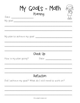 4th Grade Math - Data and Objective Notebook by Elizabeth Chase | TpT