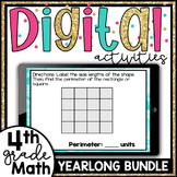 4th Grade Math Digital Bundle for Google Classroom