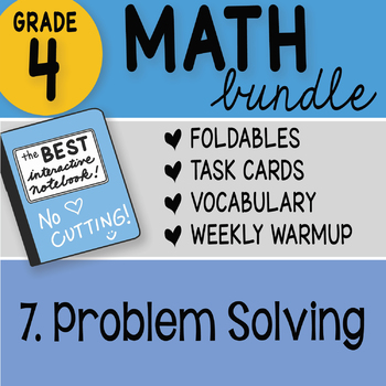 Preview of Math Doodle - 4th Grade Math Doodles Bundle 7. Problem Solving